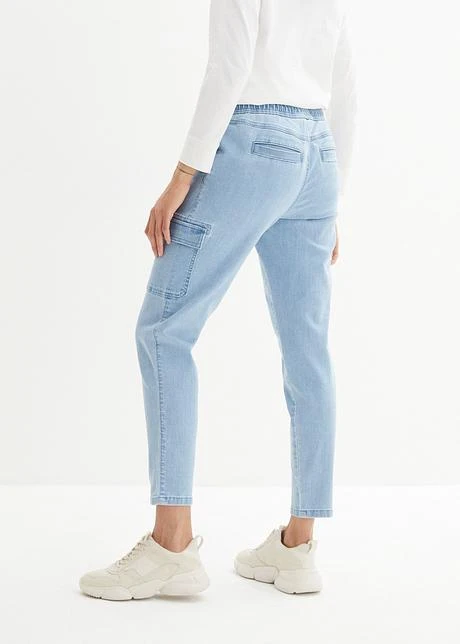 Jean Cargo Mid Waist, Cropped 5 Jean Cargo Mid Waist, Cropped - Afbeelding 3