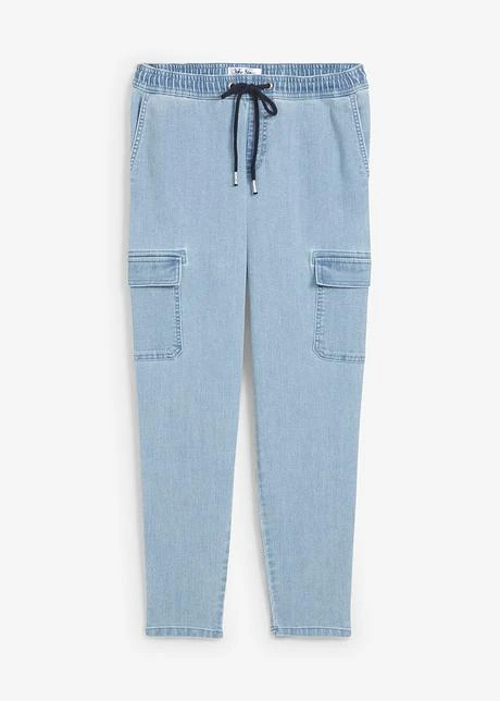 Jean Cargo Mid Waist, Cropped 3 Jean Cargo Mid Waist, Cropped