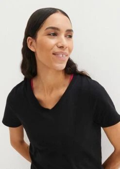 PREMIUM T-shirt Col V Sans Coutures Essential -Venus Mode Winkel 23217213 yGYHUYDJ