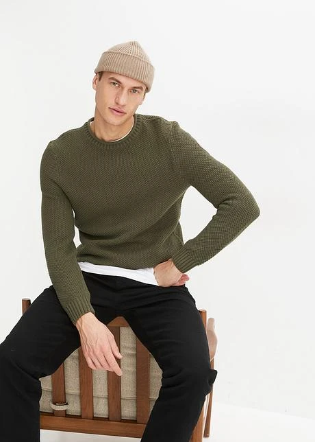 Pull Avec Coton Recyclé 4 Pull Avec Coton Recyclé - Afbeelding 2