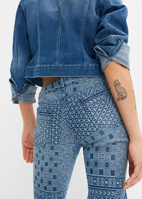 Rainbow Jean Flare Avec Mélange De Motifs 8 Rainbow Jean Flare Avec Mélange De Motifs - Afbeelding 6