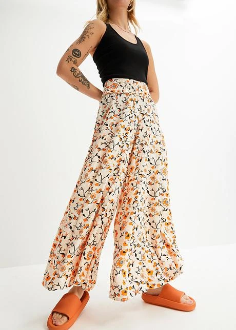 Rainbow Pantalon Palazzo Ample à Imprimé Floral 4 Rainbow Pantalon Palazzo Ample à Imprimé Floral - Afbeelding 2