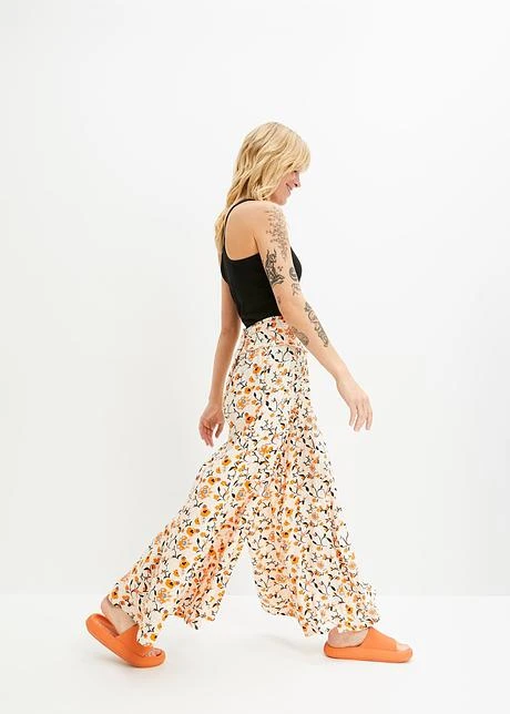 Rainbow Pantalon Palazzo Ample à Imprimé Floral 6 Rainbow Pantalon Palazzo Ample à Imprimé Floral - Afbeelding 4