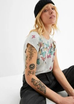 Rainbow T-shirt à Imprimé Papillons 15 Rainbow T-shirt à Imprimé Papillons -Venus Mode Winkel 23217868 xYCVLh4s