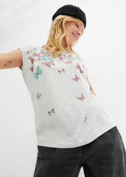 Rainbow T-shirt à Imprimé Papillons 14 Rainbow T-shirt à Imprimé Papillons -Venus Mode Winkel 23217878 kMnvydbz