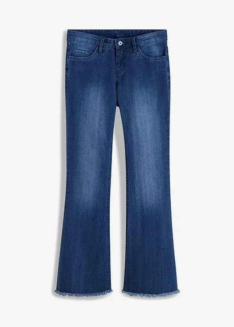 Rainbow Jean Flare Avec Base Effilochée 3 Rainbow Jean Flare Avec Base Effilochée