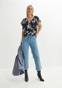 T-shirt à Manches Volantées -Venus Mode Winkel 23220118 PLT9GktH