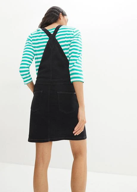 Robe En Jean Style Salopette, Super-soft 5 Robe En Jean Style Salopette, Super-soft - Afbeelding 3