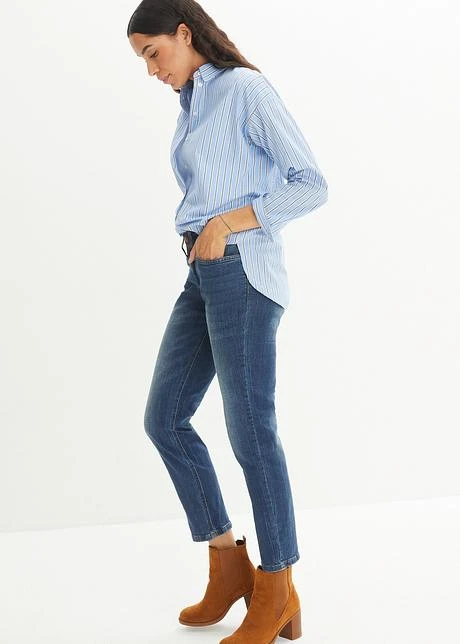 Jean Mom Mid Waist, Extensible 10 Jean Mom Mid Waist, Extensible - Afbeelding 8