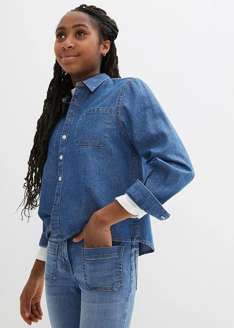 Chemise En Jean Fille 4 Chemise En Jean Fille - Afbeelding 2