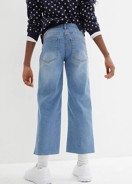 Jupe-culotte Fille En Jean, Wide Leg 5 Jupe-culotte Fille En Jean, Wide Leg - Afbeelding 3