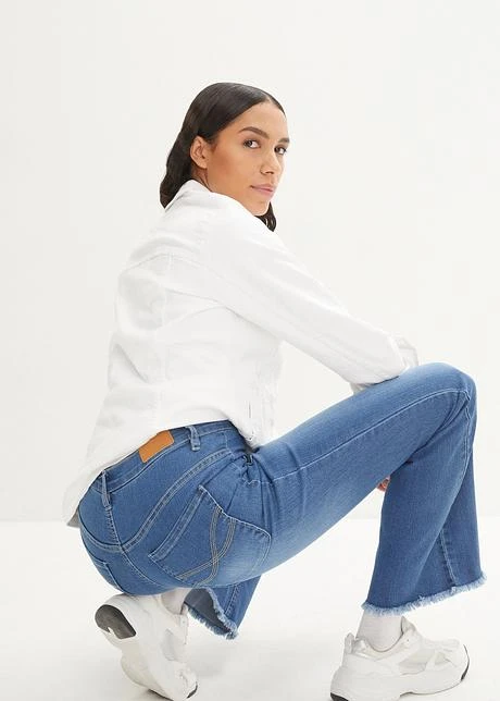 Jean Flared Taille Haute, Extensible 7 Jean Flared Taille Haute, Extensible - Afbeelding 5