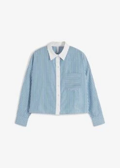 Rainbow Chemisier Avec Patte De Boutonnage Contrastante