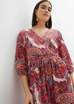 Robe En Jersey Avec Lien à Nouer -Venus Mode Winkel 23223048 riqpLADt