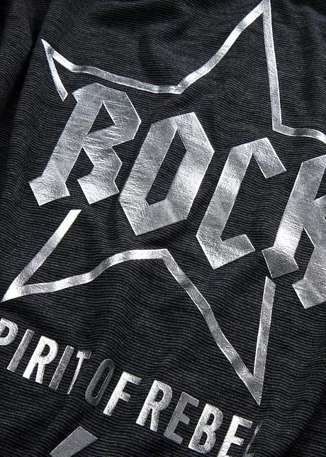 Rainbow T-shirt Long à Imprimé Argenté 9 Rainbow T-shirt Long à Imprimé Argenté - Afbeelding 7