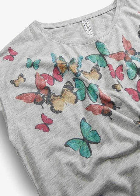 Rainbow T-shirt à Imprimé Papillons 9 Rainbow T-shirt à Imprimé Papillons - Afbeelding 7