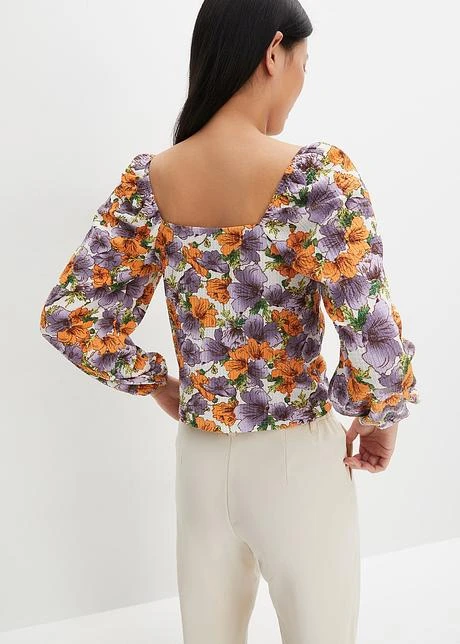 Rainbow T-shirt Manches Longues Imprimé Avec Fronces 5 Rainbow T-shirt Manches Longues Imprimé Avec Fronces - Afbeelding 3