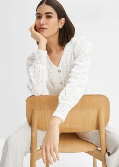 Gilet En Maille Avec Boutons Décoratifs -Venus Mode Winkel 23223882 sCo05sdN