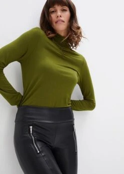 Pantalon PU étroit Avec Zips -Venus Mode Winkel 23224010 FiyItImB