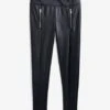 Pantalon PU étroit Avec Zips