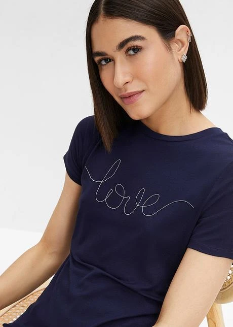 T-shirt Avec Application 7 T-shirt Avec Application - Afbeelding 5