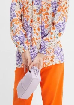 Blouse Ample, Texturée Et Volantée, Forme Trapèze, Imprimée, Manches 3/4 14 Blouse Ample, Texturée Et Volantée, Forme Trapèze, Imprimée, Manches 3/4 -Venus Mode Winkel 23225268 Ovdo9V7z