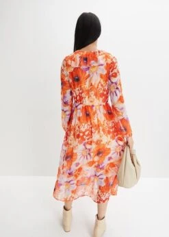 Robe En Mousseline à Volants En Polyester -Venus Mode Winkel 23225381 zSI8L1ks