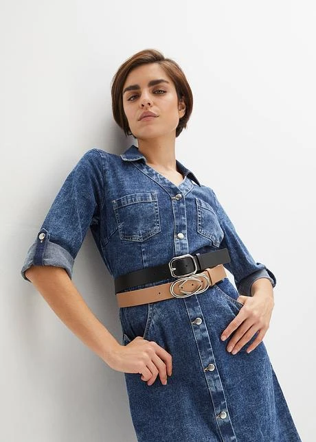 Lot De 2 Ceintures Avec 2 Boucles Interchangeables 5 Lot De 2 Ceintures Avec 2 Boucles Interchangeables - Afbeelding 3