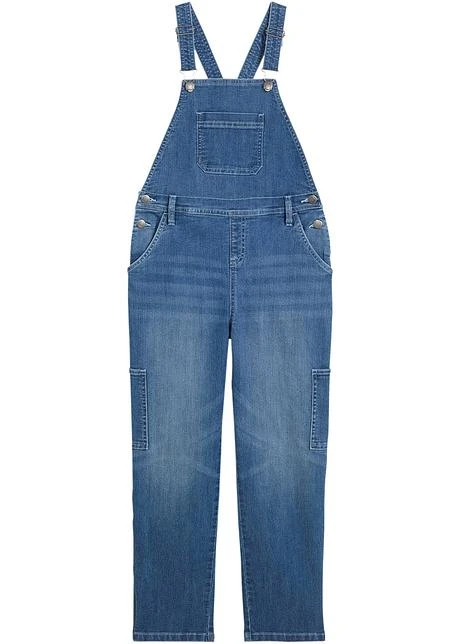 Salopette En Jean Fille, Wide Leg 3 Salopette En Jean Fille, Wide Leg