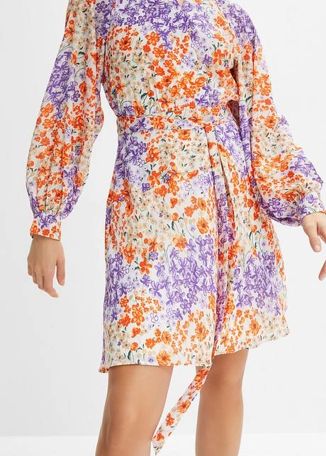 Robe Cache-cœur En Polyester Recyclé 7 Robe Cache-cœur En Polyester Recyclé - Afbeelding 5