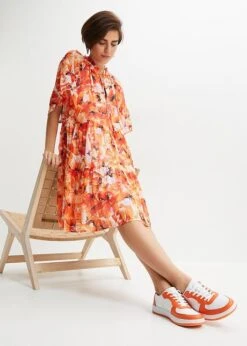 Robe à Volants En Polyester Recyclé -Venus Mode Winkel 23226048 hyeVTMNB