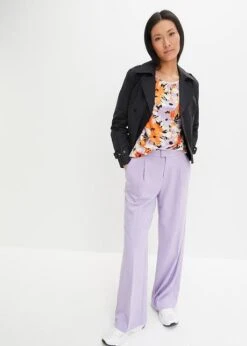 T-shirt à Col V Et Manches 3/4 -Venus Mode Winkel 23226070 YH9jyYnC