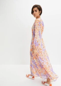 Robe Longue à Fleurs En Polyester Recyclé -Venus Mode Winkel 23226092 mRsUHc81