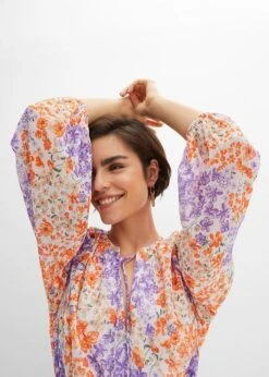 Robe Longue à Fleurs En Polyester Recyclé -Venus Mode Winkel 23226113 yMd1efh2