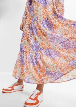 Robe Longue à Fleurs En Polyester Recyclé -Venus Mode Winkel 23226120 HOiMB1ms