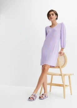 Rainbow Robe En Jersey Avec Manches Bouffantes -Venus Mode Winkel 23226236 Mt7zIE5z