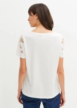 T-shirt à Motifs Dévorés Floraux -Venus Mode Winkel 23226724 DM3FwaGk