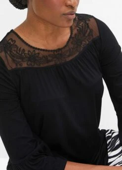 T-shirt Long à Dentelle 12 T-shirt Long à Dentelle -Venus Mode Winkel 23227097 ivkDt1oN