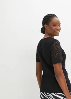 T-shirt Côtelé à Fermeture Zippée -Venus Mode Winkel 23227535 iaDSBwF3