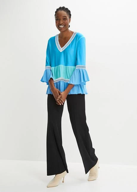 T-shirt Tunique Avec Dentelle Au Crochet 6 T-shirt Tunique Avec Dentelle Au Crochet - Afbeelding 4