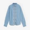 Blouse En Jean Oversize Avec Broderie 1 Blouse En Jean Oversize Avec Broderie -Venus Mode Winkel 23227838 OD85jeWk