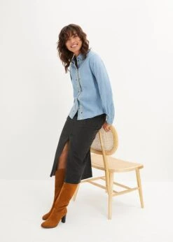 Blouse En Jean Oversize Avec Broderie 16 Blouse En Jean Oversize Avec Broderie -Venus Mode Winkel 23227839 uxd3hVLS