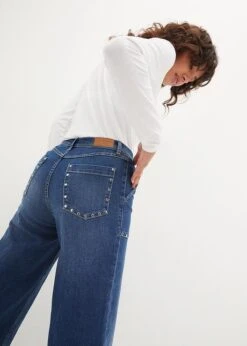 Jean Taille Moyenne, Jambe évasée, Avec Rivets 14 Jean Taille Moyenne, Jambe évasée, Avec Rivets -Venus Mode Winkel 23227855 0IbWInN2