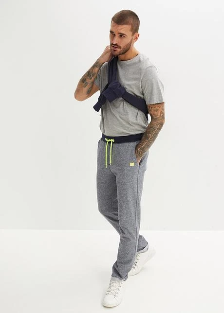 Pantalon De Jogging Aspect Jean, Jambes Droites 6 Pantalon De Jogging Aspect Jean, Jambes Droites - Afbeelding 4