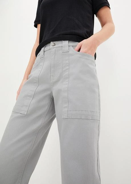Pantalon En Twill à Poches Plaquées 8 Pantalon En Twill à Poches Plaquées - Afbeelding 6