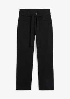 Pantalon En Twill Droit Avec Ceinture à Nouer -Venus Mode Winkel 23229691 CDAuc8sD