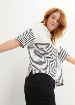 Sweat-shirt à Capuche Et Manches Courtes -Venus Mode Winkel 23229843 UQb2K3KA