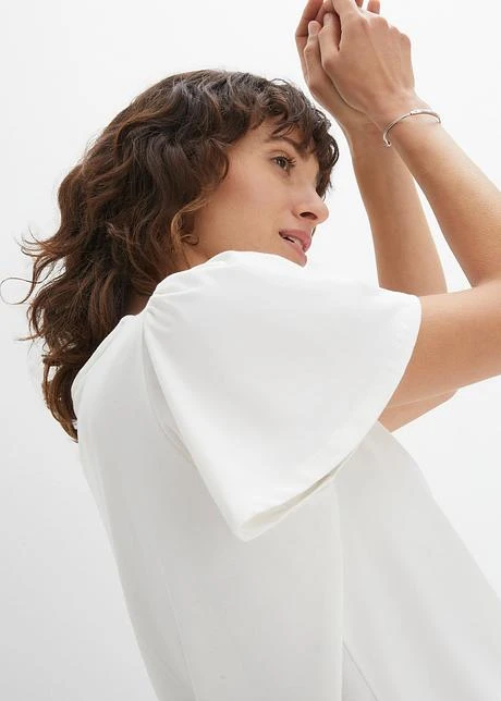 Chemisier En Jersey Avec Patte De Boutonnage 8 Chemisier En Jersey Avec Patte De Boutonnage - Afbeelding 6