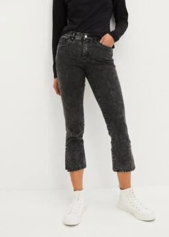 Jean Straight, Taille Moyenne, Cropped, Extensible 11 Jean Straight, Taille Moyenne, Cropped, Extensible -Venus Mode Winkel 23230155 Pwhzac1M