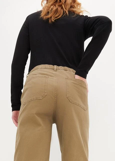 Jean Cargo, Taille Haute, Ceinture Confortable 8 Jean Cargo, Taille Haute, Ceinture Confortable - Afbeelding 6